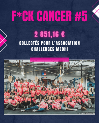 Gains récoltés à la F*ck Cancer Contest #5