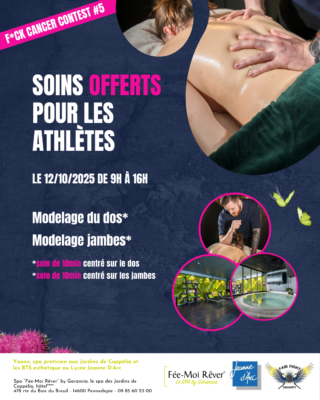 Massage pour les athlètes lors de la F*ck Cancer Contest chez Fair Fight CrossFit Le Havre