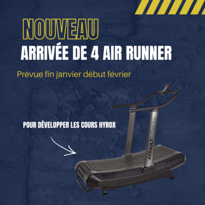Air Runner pour séance Hyrox chez Fair Fight CrossFit Le Havre