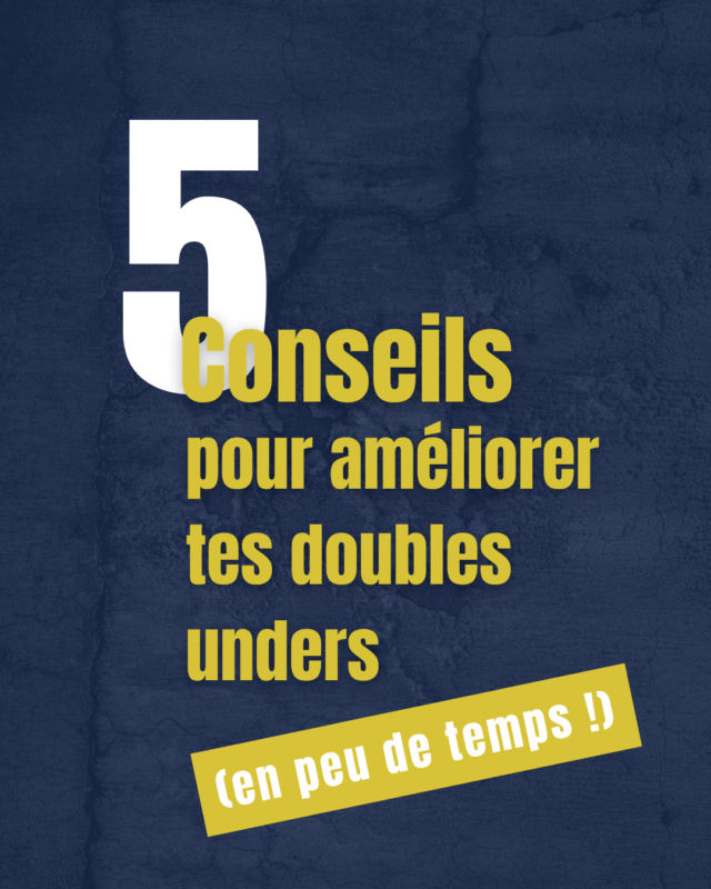 Tips pour améliorer les double unders au CrossFit avec Fair Fight Le Havre
