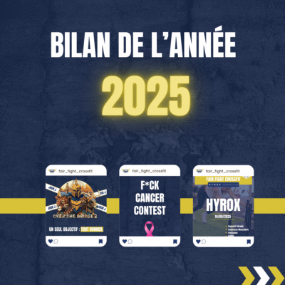 Bilan année 2025 Fair Fight CrossFit Le Havre