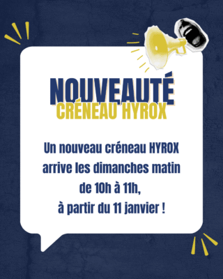 Nouveau créneau HYROX chez Fair Fight Crossfit Le Havre