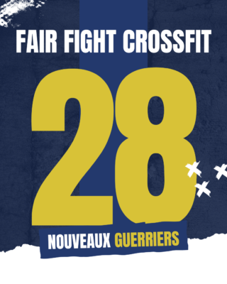 Nouveaux adhérents Fair Fight CrossFit Le Havre