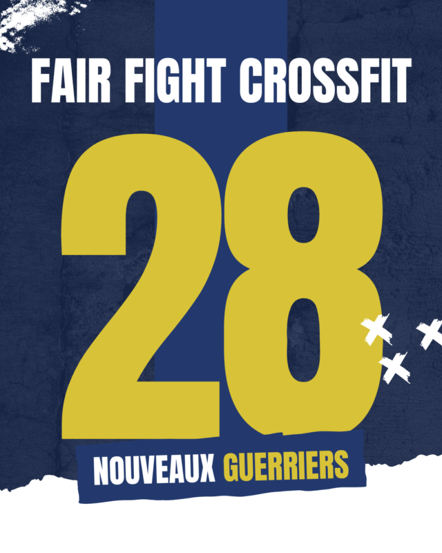 Nouveaux adhérents Fair Fight CrossFit Le Havre